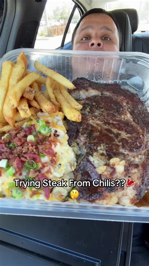 Chilis Steak Mukbang & Food Review