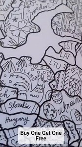 68K views · 118 reactions | Thinking of ways to keep exploring while staying home? Get creative with the Coloring Map & still dream about the whole world without going anywhere!  | Awesome Maps | Facebook