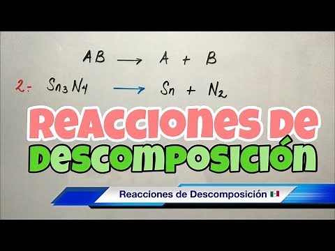Reacciones de Descomposición (paso a paso)