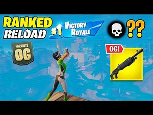 High Kill Solo RANKED Win | 240 FPS & 0 Ping Gameplay (Fortnite Reload)