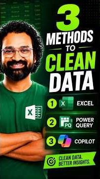 Clean Data In Excel #shorts #excel #dataextractor #exceltips