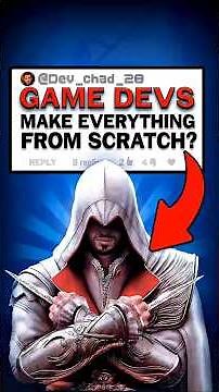 Do developers always make games from scratch?