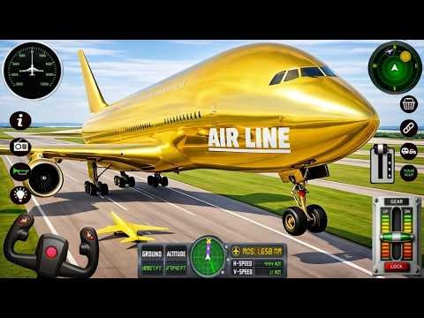 Flight Airplane City Pilot Simulator - Boeing Emergency Landing Goes Wrong 🚨✈️ (Android Gameplay)