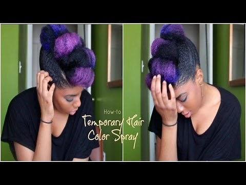 How-To Temporary Color Hair (Spray)