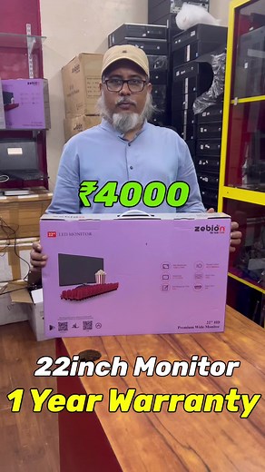 7.5K views · 52 reactions | New Box Pack 22inch Monitor 1Year...
