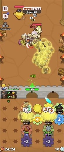 Boss stage of Level 28. Hear Defenders