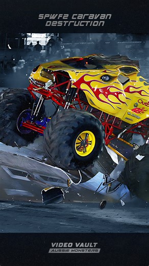 558 reactions · 19 shares | The Second South Pacific World Finals saw two caravans meet their fate, with Jaye Featherby in Taz and Kreg Christensen in Outback Thunda II making easy work of the vehicle during their freestyle runs. Full DVD available to stream on YouTube: Link in our highlights! #aussiemonsters | Aussie Monsters | Facebook