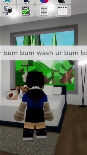 Wash your bum bum || Roblox short || Roblox meme