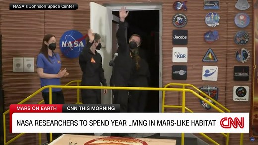 NASA researchers to spend a year in Mars-like habitat