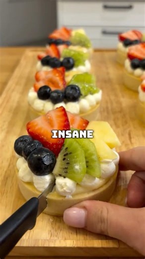 Mini Fruit Tartlets with Vanilla Pastry Cream | Bakery Style Recipe