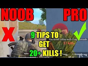 PUBG MOBILE TIPS TRICKS! 9 TIPS HOW TO GET 20 KILLS in PUBG Mobile