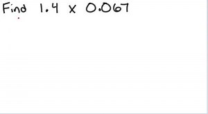 Multiply Decimals by Decimals Part 6