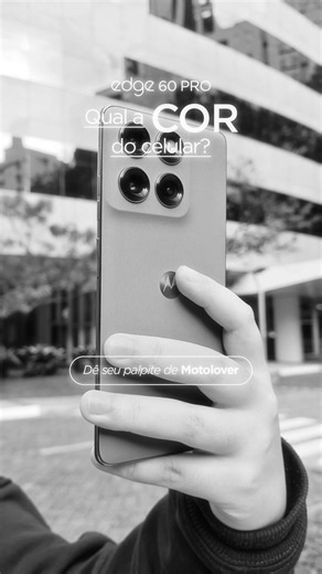 #Motolover de verdade só bate o olho e reconhece as cores do motorola edge 60 pro. Tem palpite? Deixa aqui nos comentários. 👇🎨 #hellomoto #MotorolaBrasil #motorolaedge60pro | Motorola