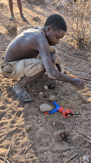 Chaba vs. Spider-Man Toy – The Ultimate Battle! 😂 #hadzabetribe #fblifestyle | Anko Dayana