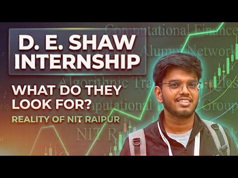Cracked D. E. Shaw | 62 LPA💸 | ₹2 Lakh Stipend | Interview Roadmap | NIT Raipur