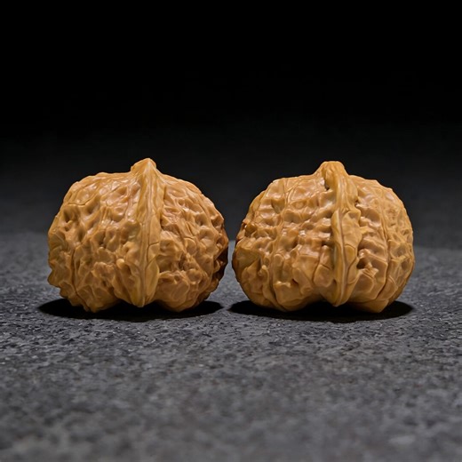 Nan Gua Dun Pumpkin Wenwan Walnuts 41x43mm - Pair #NGD-601 - Plump Squat Hand Exerciser Meditative Tool - Wood Fidget To - Etsy