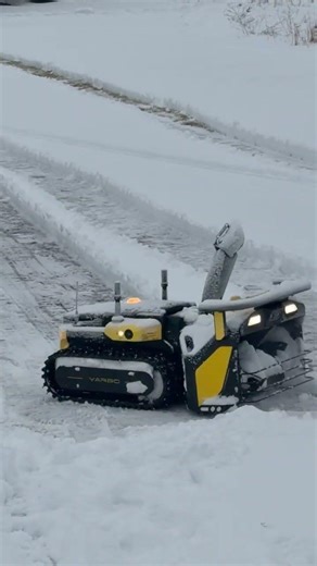 Remote control snow blower. What next!!!