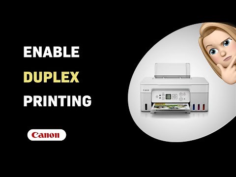 How to Enable Duplex Printing on Canon PIXMA G3270