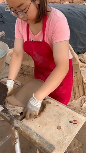 The Making of Tiles From Mud #shorts #art #handmade #viralvideo