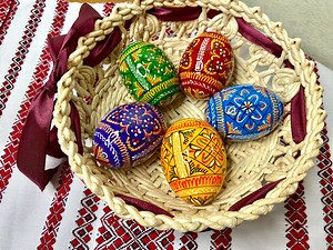 Set 5 Ukraine Easter Egg Pysanky, Slavic Hand-painted Wooden Eggs, Ukrainian Traditional Hand-made Folk Art, Ukraine Gift - Etsy