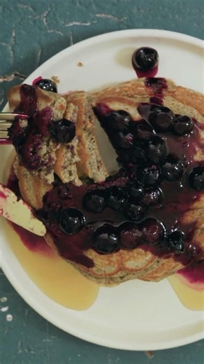 These Pancakes Stay in Rotation 🥞 fluffy buckwheat pancakes