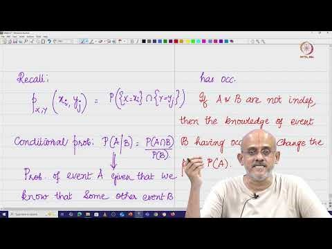 Lec 44 Joint Moments of Continuous random Variables and Conditioning of Random Variables