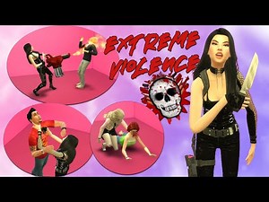 VIOLÊNCIA SEM LIMITES NO THE SIMS 4 (Mod Extreme Violence)