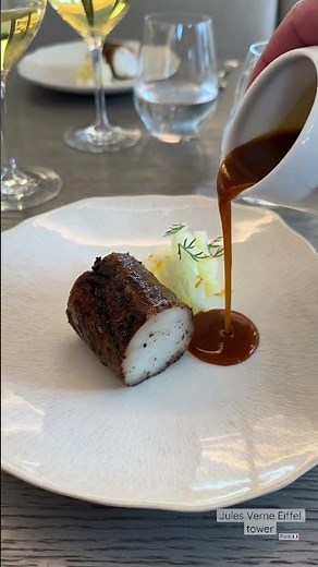 Jules Verne restaurant #paris Eiffel tower