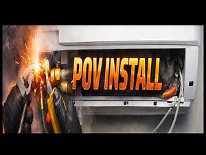 POV Mini Split Installation | 1 Ton 12,000 BTU Wall Mount