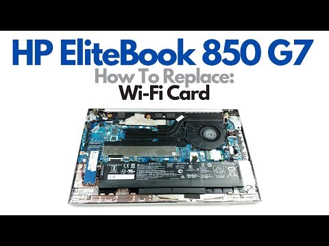 How To Replace Wi-Fi Bluetooth Card for HP EliteBook 850 G7 Laptop Computer