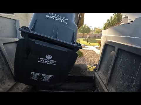 City Of Phoenix | Curbtender PowerPak Garbage Truck Hopper View