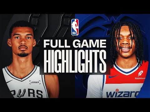 SPURS at WIZARDS | FULL GAME HIGHLIGHTS | December 21, 2025