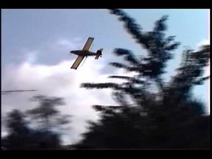 Crop dusting spray plane