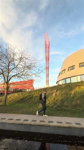 Sunset arrives at Jubilee Campus #uniofnottingham #sunset