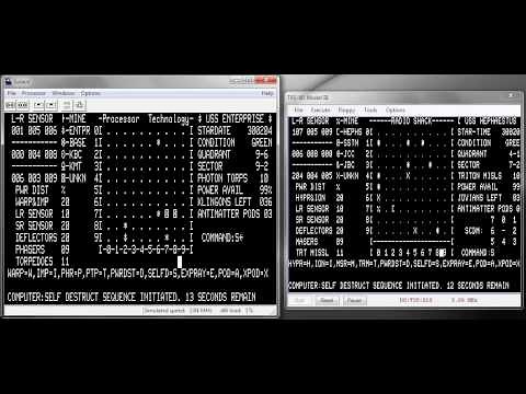 TRS-80 game "Invsasion Force," clone of the Sol-20 game "TREK 80"