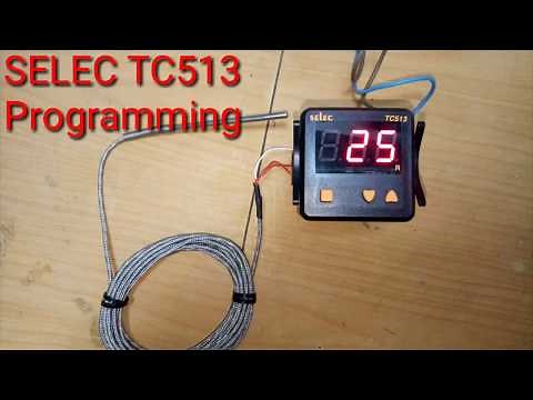 SELEC TC513 TEMP. CONTROLLER PROGRAMMING