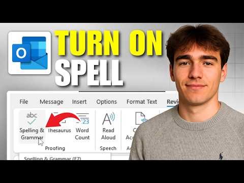 How To Turn On Spell Check In Outlook (Tutorial 2026)