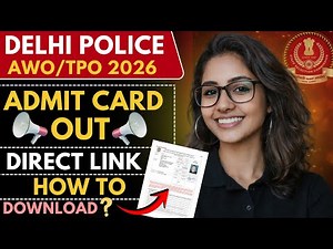 delhi police awo tpo admit card | awo tpo admit card | delhi police awo tpo admit card 2025