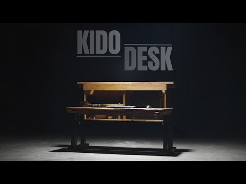 KIDO Desk — The Split‑Top Standing Desk That Hides Clutter by Esaki Shohei