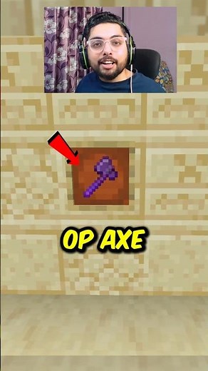 How to make BEST AXE in Minecraft?!