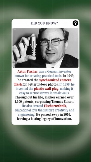 142K views · 385 reactions | Artur Fischer was one of Germany’s...