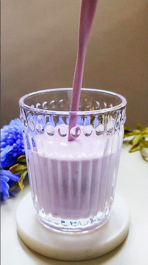 Healthy Blueberry Oat Smoothie💜🥤
