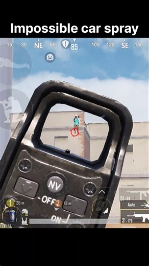 Bot fire and holo scope 332m car spray 🥶