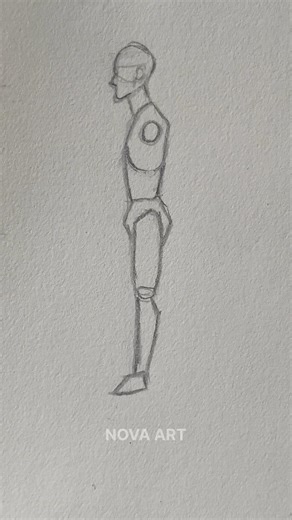 Human Figure Drawing ✨ | Anatomy Sketch#short