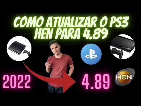 COMO ATUALIZAR O PS3 HEN PARA 4.89 + MODO ONLINE !! HENQUETOS OFICIAL