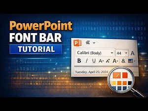 PowerPoint Font Bar Tutorial | MS PowerPoint Text Formatting Guide