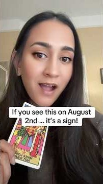 If you see this on August 2nd ... it's a sign