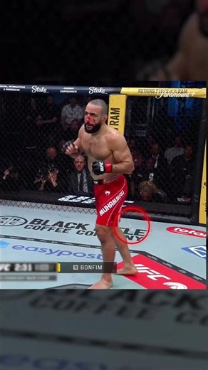 Bonfim Sent Belal's Mouthpiece FLYING 🤯 #ufc