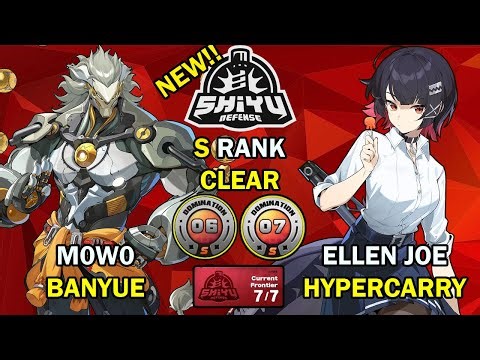 NEW Shiyu Defense | Banyue & Ellen Joe | Node 6-7 S Clear | Zenless Zone Zero ZZZ 2.4【ゼンゼロ】