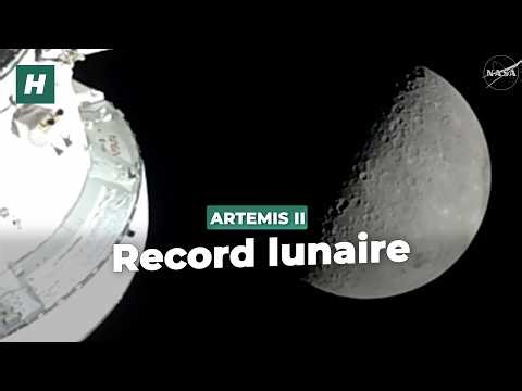 Les astronautes d’Artémis survolent la Lune et battent le record d'éloignement de la Terre